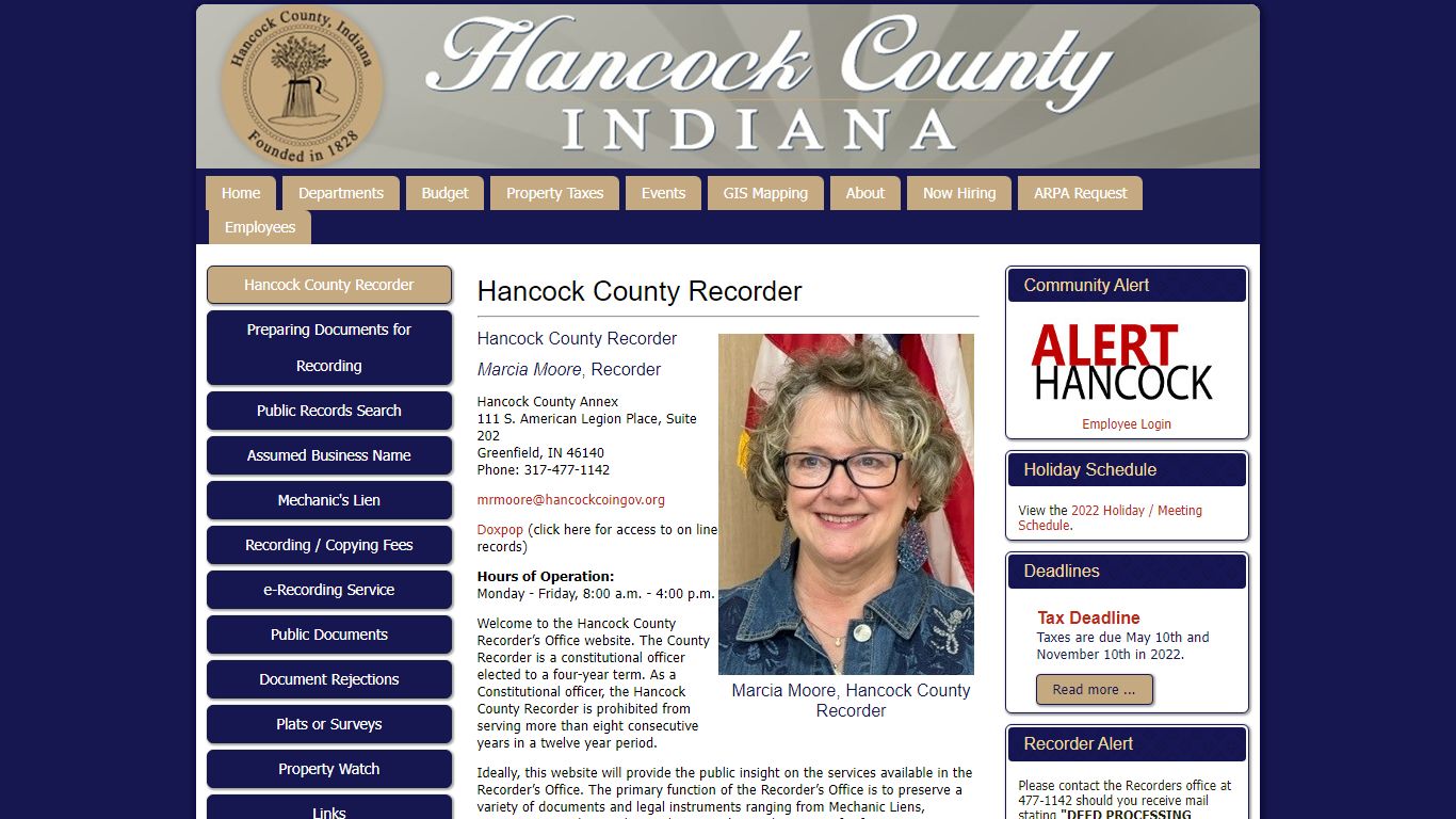 Hancock County Recorder